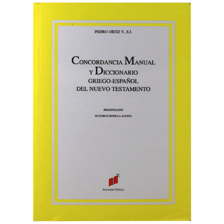 Libro Concordancia Manual y Diccionario Griego-Español