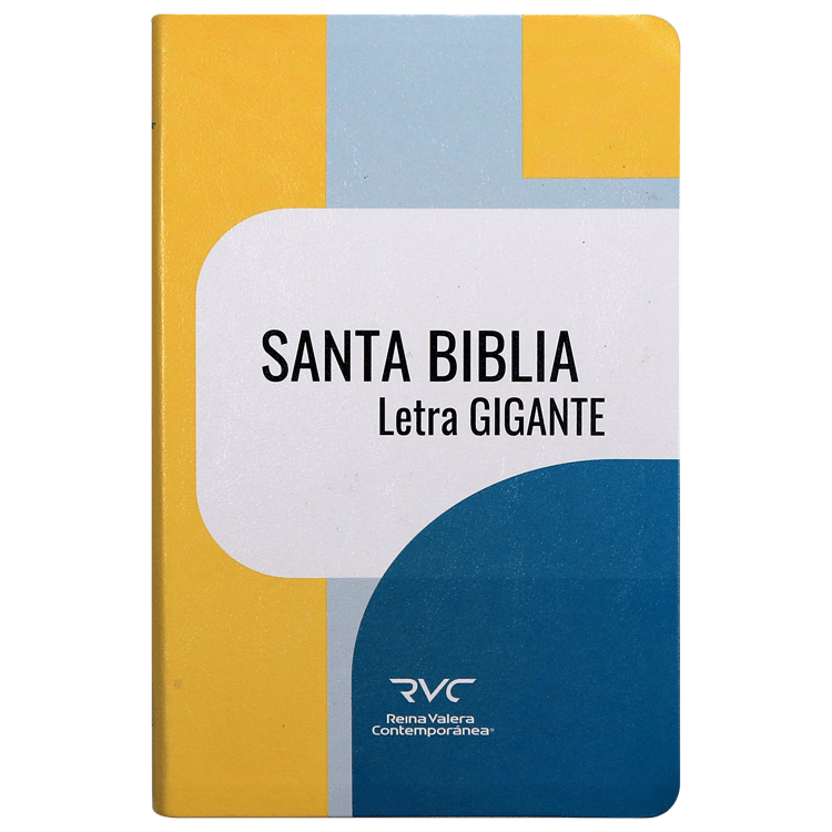 Biblia Reina Valera Contemporánea Mediana Letra Gigante Imitación Piel Azul [RVC.66cLGiPJR]