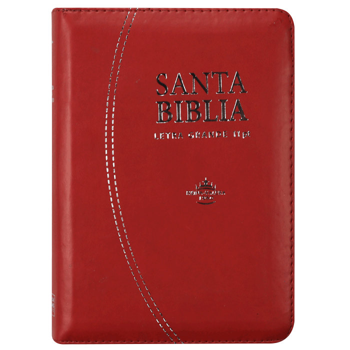 Biblia Reina Valera 1960 Chica Letra Grande Imitación Piel Roja [RVR046cLGPJRZTI]