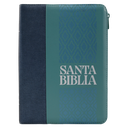 Biblia Reina Valera 1960 Grande Letra Grande Imitación Piel Azul Menta Código QR [RVR086cZLGiPJR]