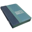 Biblia Reina Valera 1960 Grande Letra Grande Imitación Piel Azul Menta Código QR [RVR086cZLGiPJR]