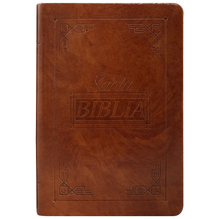 Biblia Reina Valera 1960 Mediana Letra Mediana  Imitación Piel Café [RVR066eLM]