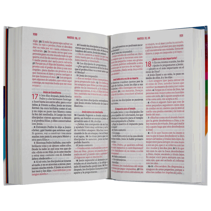 Biblia de Estudio Familia Saludables Traducción Lenguaje Actual Mediana Letra Grande Tapa Dura [TLA.63LGPJR]