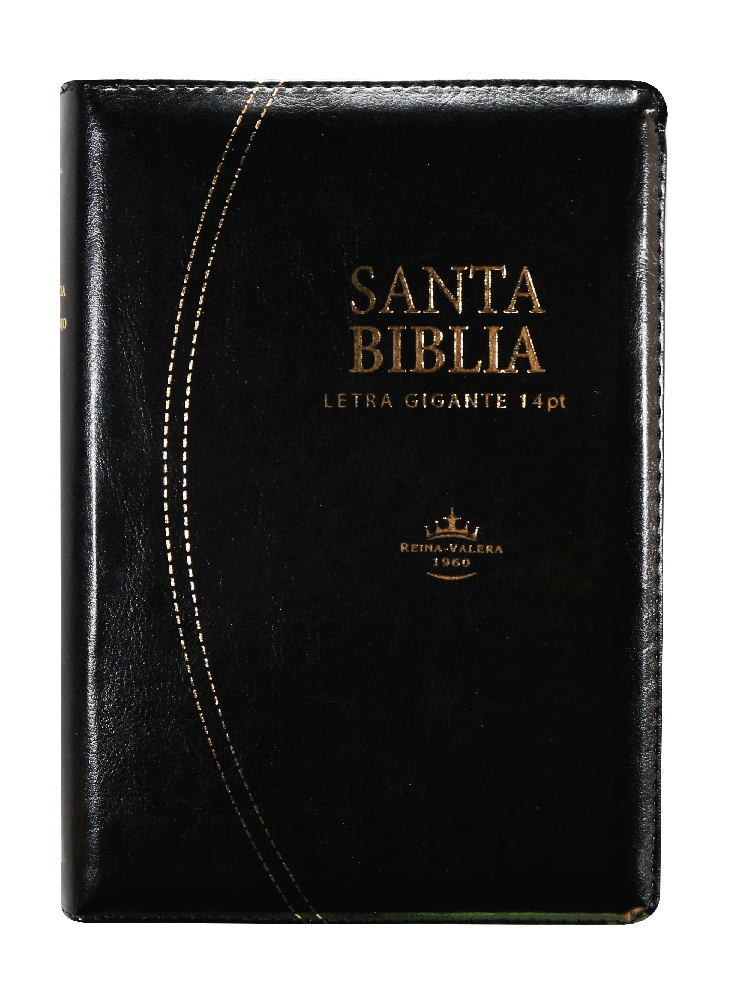 Biblia Reina Valera 1960 Chica Letra Grande Imitación Piel Negro [RVR046cZTILSGi]