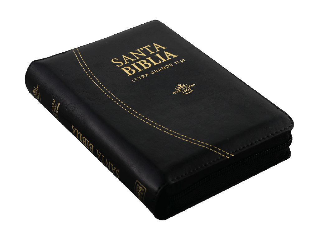 Biblia Reina Valera 1960 Chica Letra Grande Imitación Piel Negro [RVR046cZTILSGi]