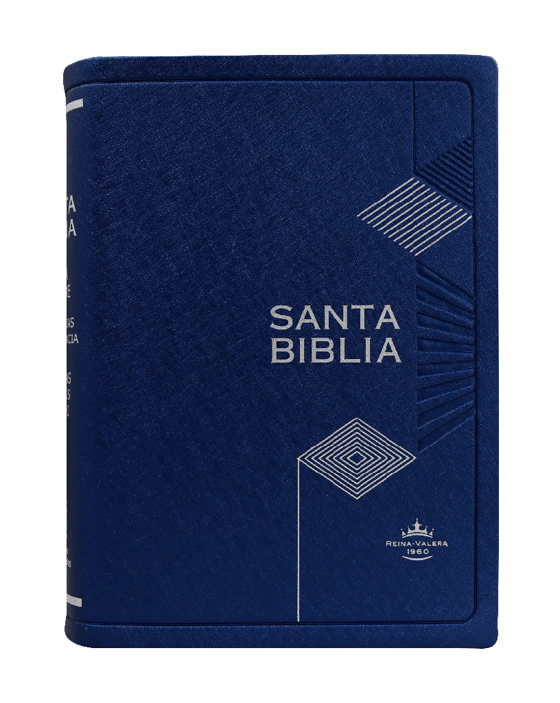 Biblia Reina Valera 1960 Chica Letra Mediana MDM Vinil Azul [RVR042cLGPJR]