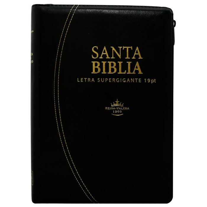 Biblia Reina Valera 1960 Grande Letra Super Gigante Imitación Piel Negro [RVR066cLSGiPJRZTI]