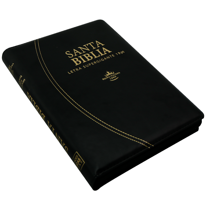 Biblia Reina Valera 1960 Grande Letra Super Gigante Imitación Piel Negro [RVR066cLSGiPJRZTI]