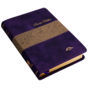 Biblia Reina Valera 1909 Mediana Letra Mediana Imitación Piel Morado Duotono [VR055TI]