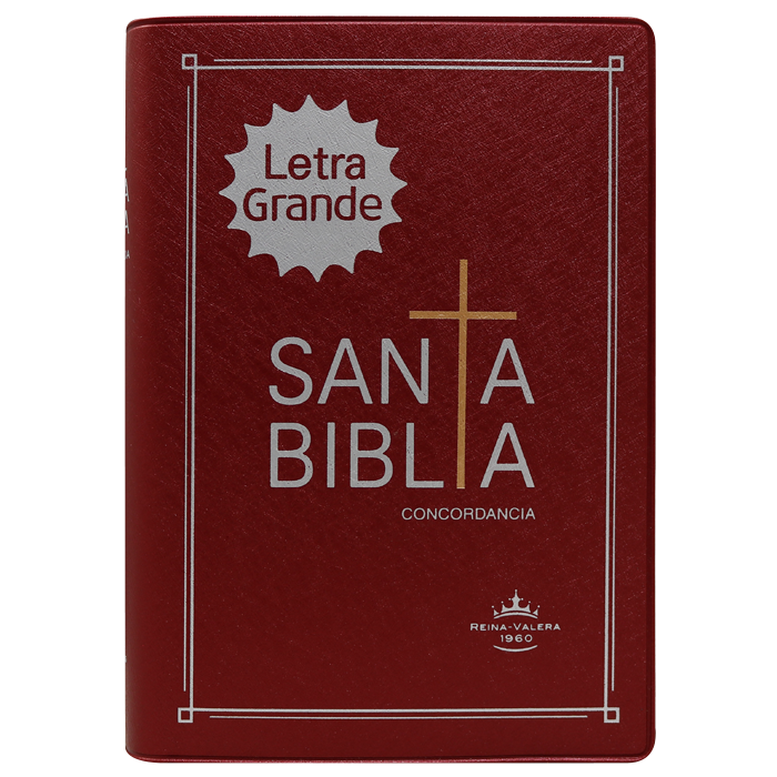 Biblia Reina Valera 1960 Chica Letra Mediana Vinil Vino [RVR042cLG]