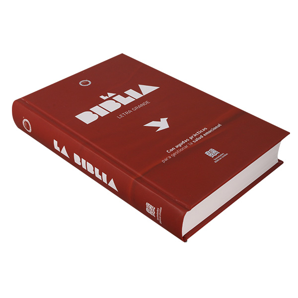 Biblia Ayudas Salud Emocional Traducción Lenguaje Actual Mediana Letra Grande Tapa Dura Rojo [TLA.63LGPJR] 