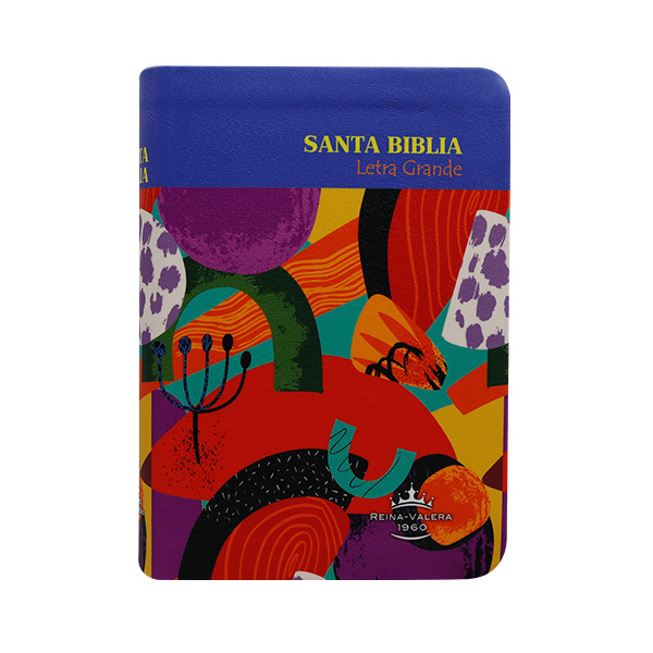 Biblia Reina Valera 1960 Chica Letra Grande Imitación Piel Colores [RVR045cLG VR] 