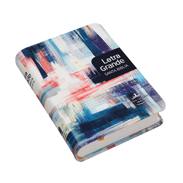 Biblia Reina Valera 1960 Chica Letra Grande Imitación Piel Colores Jaspeado [RVR045cLG AB] 