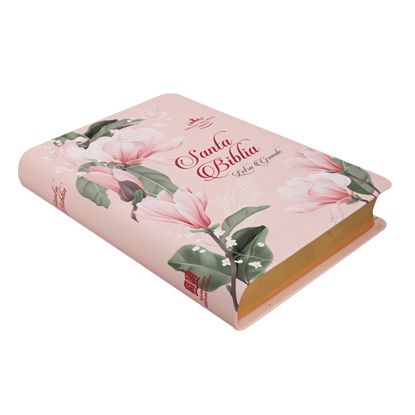 Biblia Reina Valera 1960 Mediana Letra Grande Vinil Floreada [RVR065LG IG] 