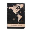 Biblia Reina Valera 1960 Mediana Letra Grande Imitación Piel Negro Mapa [RVR065LG AT] 