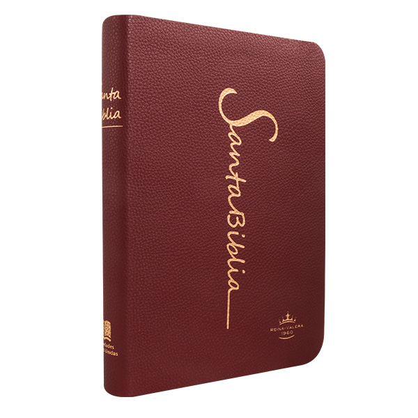 Biblia Reina Valera 1960 Mediana Letra Grande Imitación Piel Vino [RVR065LG CV] 