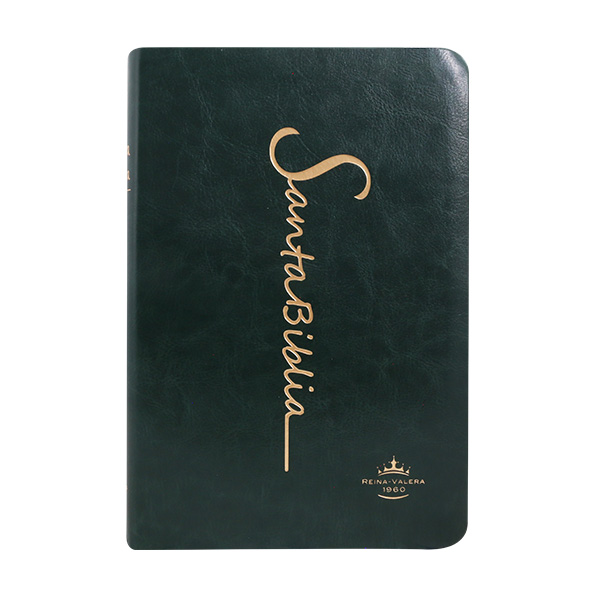 Biblia Reina Valera 1960 Mediana Letra Grande Imitación Piel Verde Oscuro [ RVR065LG CV] 