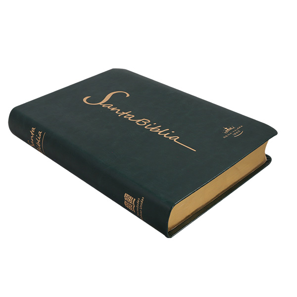 Biblia Reina Valera 1960 Mediana Letra Grande Imitación Piel Verde Oscuro [ RVR065LG CV] 