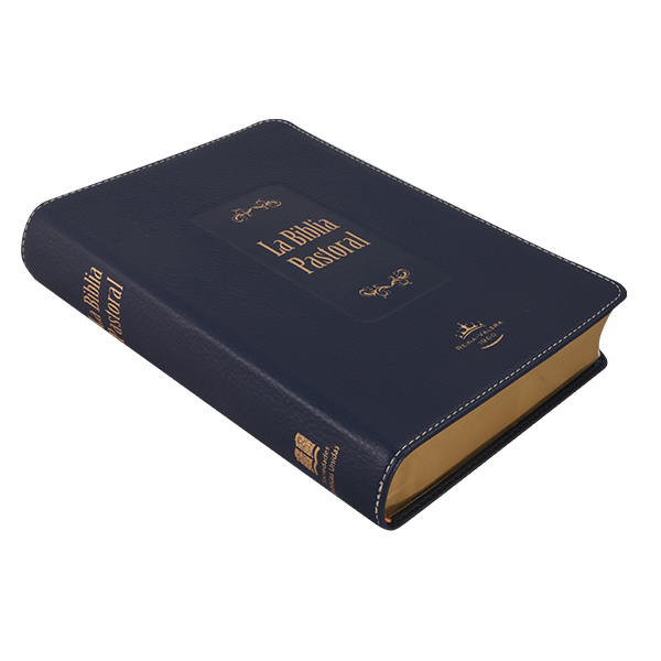 Biblia Pastoral Reina Valera 1960 Mediana Letra Grande Imitación Piel Azul [RVR065cLG] 