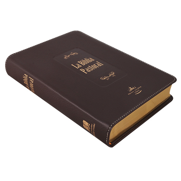 Biblia Pastoral Reina Valera 1960 Mediana Letra Grande Imitación Piel Café [RVR065cLG] 