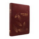Biblia Reina Valera 1960 Grande Letra Gigante Imitación Piel Vino Hojas [RVR085cLGIPJR AZ] 
