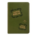 Biblia Reina Valera 1960 Mediana Letra Grande Imitación Piel Verde Claro [RVR065CLG CL] 