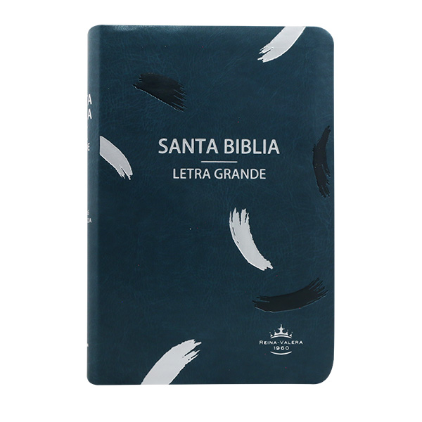 Biblia Reina Valera 1960 Mediana Letra Grande Imitación Piel Turquesa Oscuro [RVR065CLG WS] 