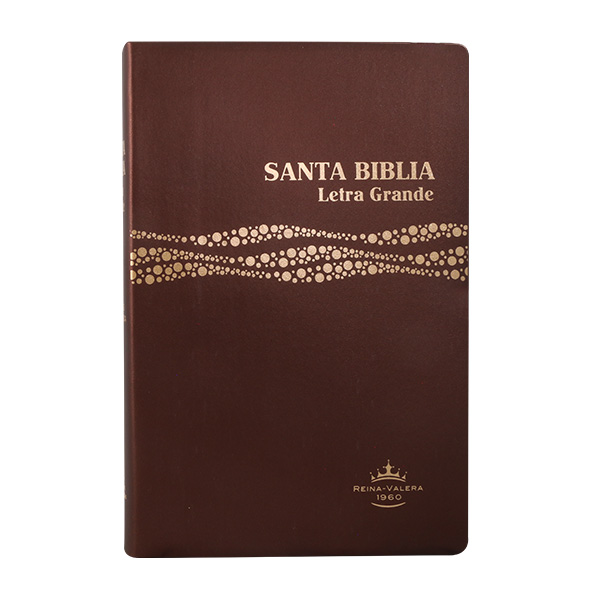 Biblia Reina Valera 1960 Mediana Letra Grande Vinil Café [RVR062CLG JB] 
