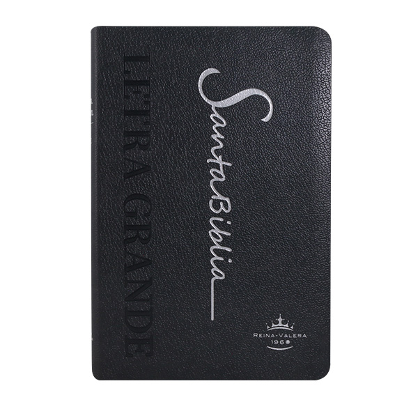 Biblia Reina Valera 1960 Mediana Letra Grande Imitación Piel Gris [RVR065cLG PE SP] 