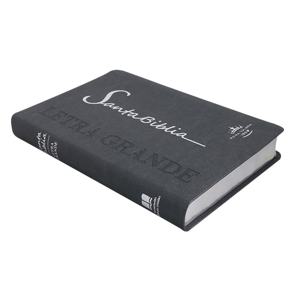Biblia Reina Valera 1960 Mediana Letra Grande Imitación Piel Gris [RVR065cLG PE SP] 