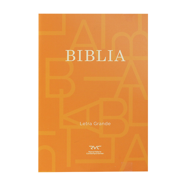 Biblia Reina Valera Contemporánea Chica Letra Grande Coverflex Anaranjado [RVC.41cdLGPJR] 