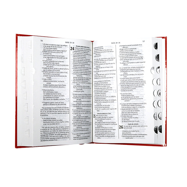 Biblia Dios Habla Hoy Mediana Letra Mediana Tapa Dura Roja [DHH53DKTILG] 