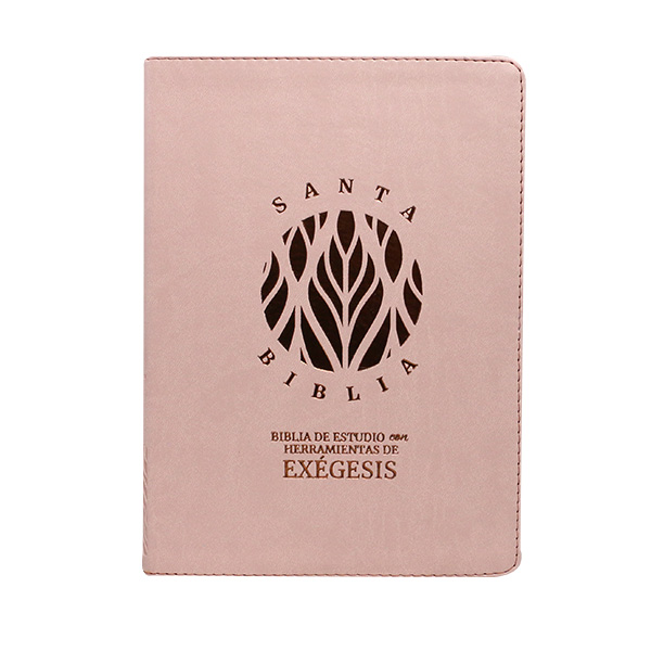 Biblia de Estudio Exégesis Reina Valera 1995 Grande Letra Mediana Imitación Piel Beige [RVR95086EEcLM] 