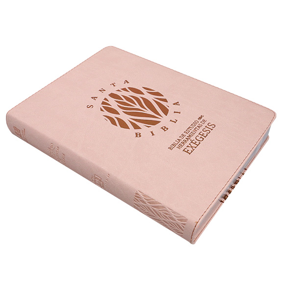 Biblia de Estudio Exégesis Reina Valera 1995 Grande Letra Mediana Imitación Piel Beige [RVR95086EEcLM] 