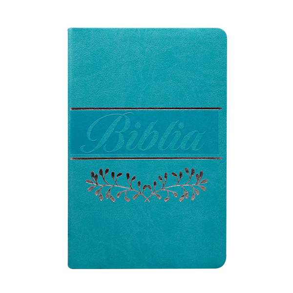 Biblia Reina Valera 1960 Mediana Letra Mediana Imitación Piel Verde Menta [RVR066eLM]