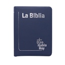 Biblia Dios Habla Hoy Grande Letra Gigante Imitación Piel Azul QR [DHH085DKZLGia] 