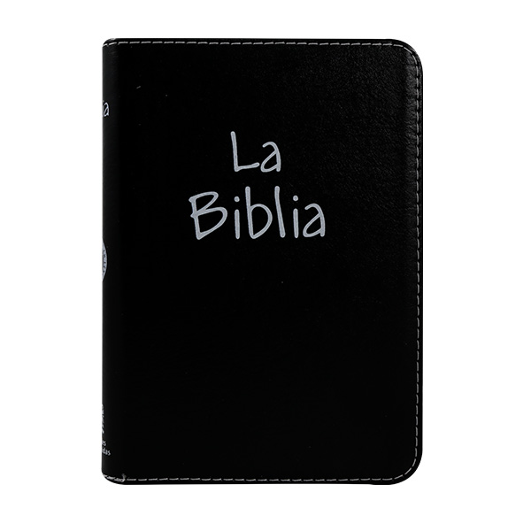 Biblia Traducción Lenguaje Actual Chica Letra Mediana Imitación Piel Negra [TLA46LM] 