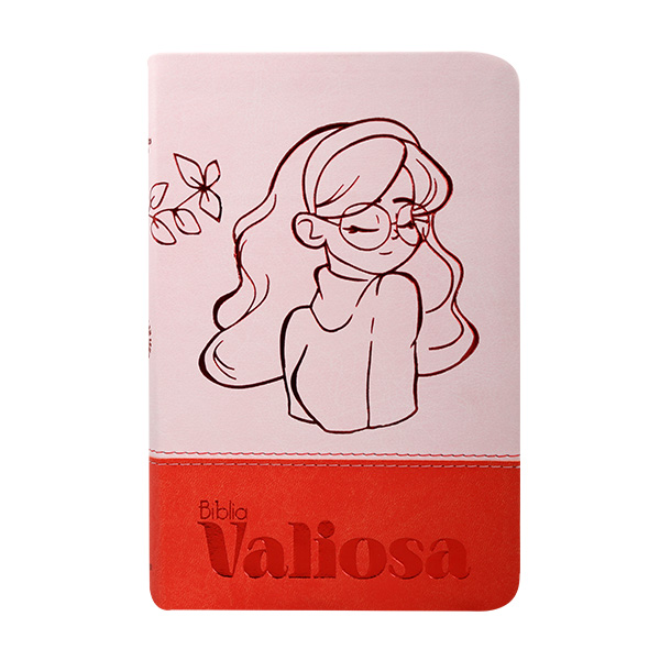 Biblia Valiosa Traducción Lenguaje Actual Mediana Letra Grande Imitación piel Rosa Rojo [TLA066LGPJR] 
