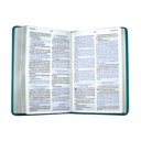 Biblia Traducción Lenguaje Actual Mediana Letra Grande Imitación piel Verde Aguamarina Estrellas [TLA066LGPJR] 