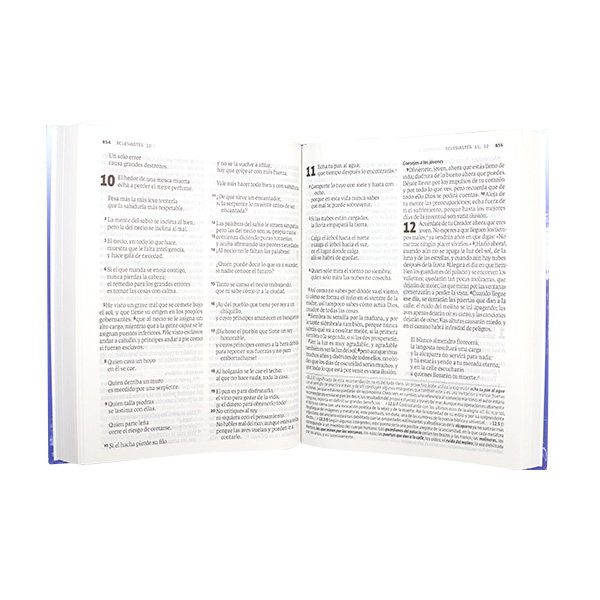Biblia Dios Habla Hoy Grande Letra Gigante Tapa Dura Azul Código QR [DHH083DKLGi] 
