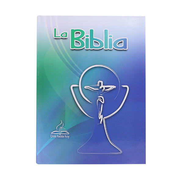Biblia Dios Habla Hoy Grande Letra Gigante Tapa Dura Azul Código QR [DHH083DKLGi] 