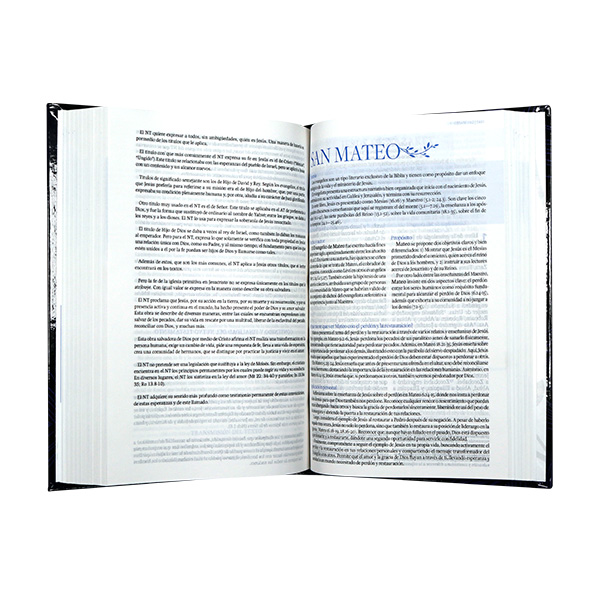 Biblia de Estudio Perdón y Restauración Reina Valera 1960 Mediana Letra Mediana Tapa Dura Negro [RVR063EELGPJR] 
