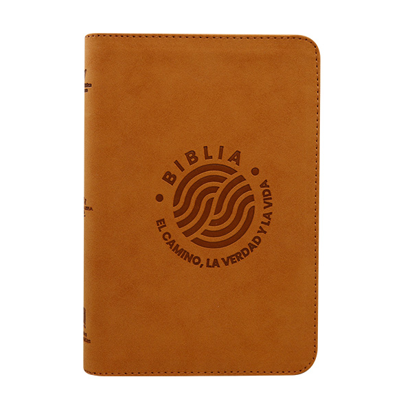 Biblia El Camino La Verdad y La Vida Reina Valera 1960 Mediana Letra Grande Imitación Piel Café Código QR [RVR066LGZPJR] 