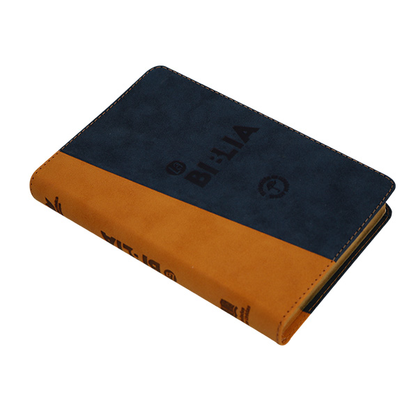 Biblia Traducción Lenguaje Actual Mediana Letra Grande Imitación piel Azul oscuro Cafe [TLA066LGPJR] 