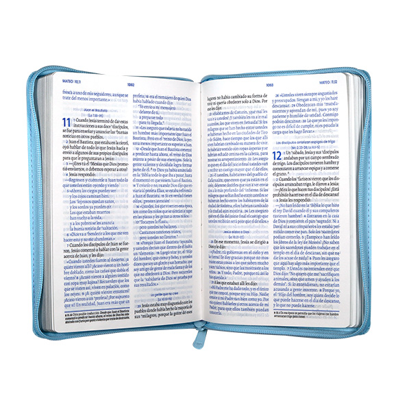 Biblia Traducción Lenguaje Actual Mediana Letra Grande Imitación Morado Lila [TLA066LGPJR] 