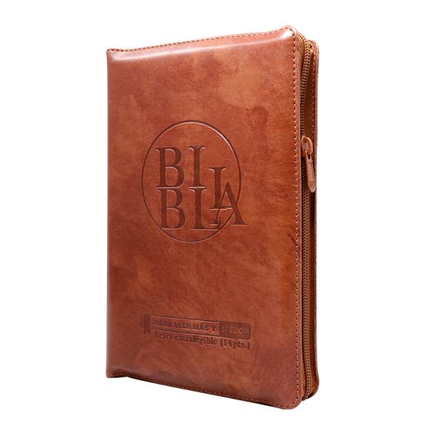 Biblia Reina Valera 1960 Mediana Letra Grande Imitación Piel Café Código QR [RVR066LGZPJR] 