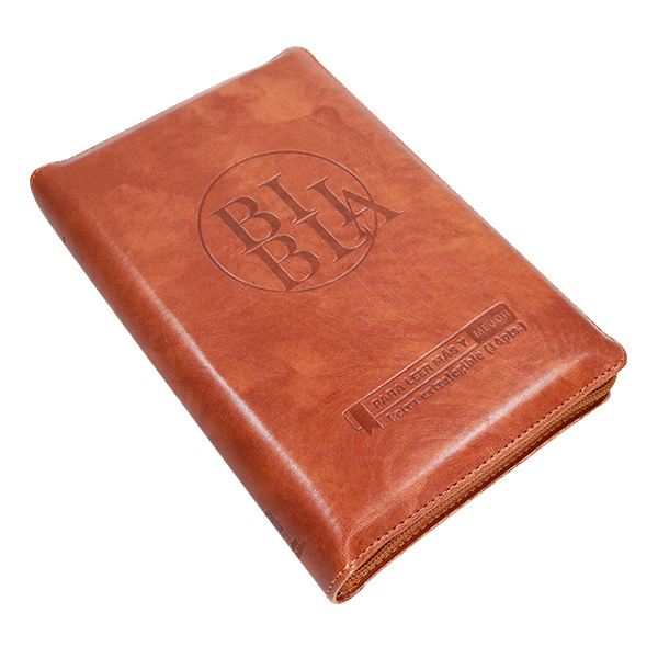 Biblia Reina Valera 1960 Mediana Letra Grande Imitación Piel Café Código QR [RVR066LGZPJR] 