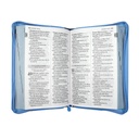 Biblia Reina Valera 1960 Mediana Letra Grande Imitación Piel Azul/Azul Marino Código QR [RVR066LGZPJR] 