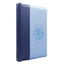 Biblia Reina Valera 1960 Mediana Letra Grande Imitación Piel Azul/Azul Marino Código QR [RVR066LGZPJR] 