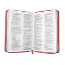 Biblia Traducción Lenguaje Actual Mediana Letra Grande Imitación Piel Verde Menta Rosa Hojas [TLA066LGZPJR] 